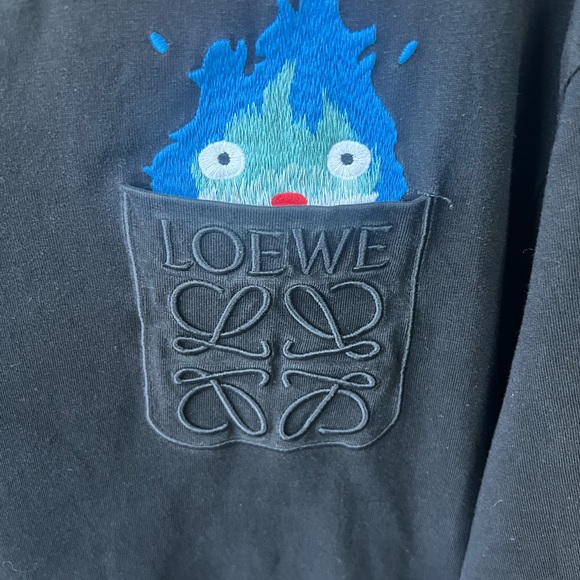 Loewe x Studio Ghibli Howl's Moving Castle Calcifer T-shirt medium - Picture 2 of 6